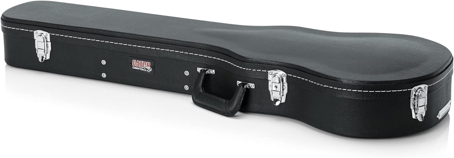 Gator GW-LPS Deluxe Wood Case for Single-Cutaway Electric Guitars