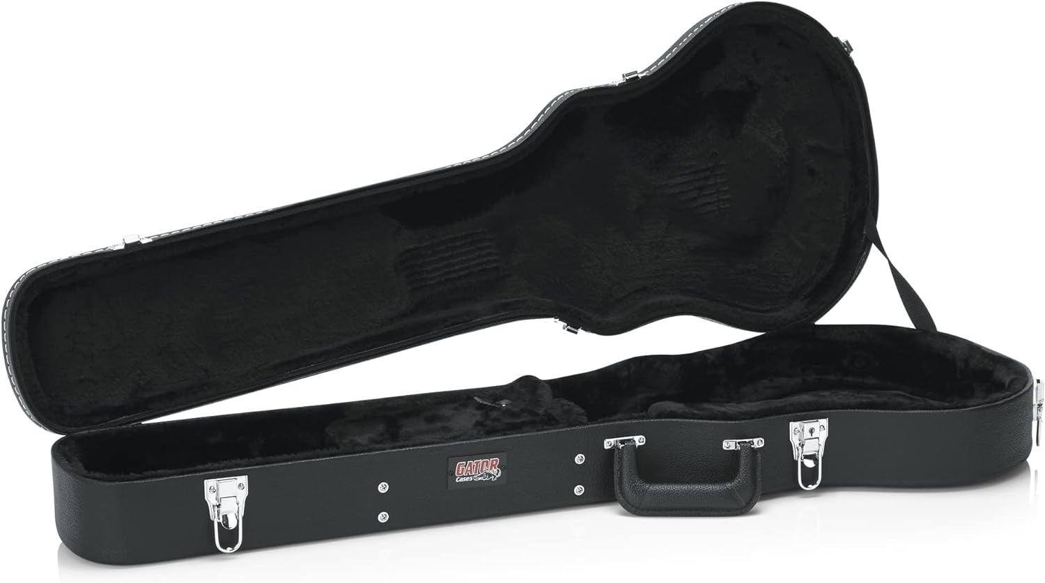 Gator GW-LPS Deluxe Wood Case for Single-Cutaway Electric Guitars