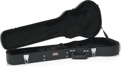 Gator GW-LPS Deluxe Wood Case for Single-Cutaway Electric Guitars