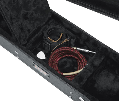 Gator GW-LPS Deluxe Wood Case for Single-Cutaway Electric Guitars
