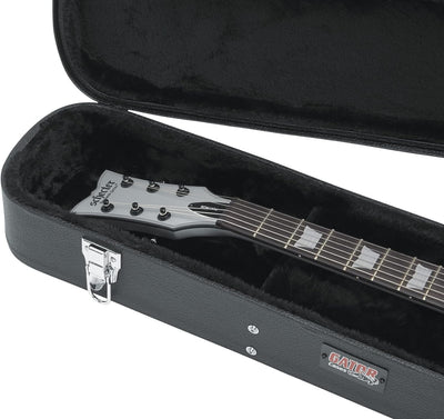 Gator GW-LPS Deluxe Wood Case for Single-Cutaway Electric Guitars