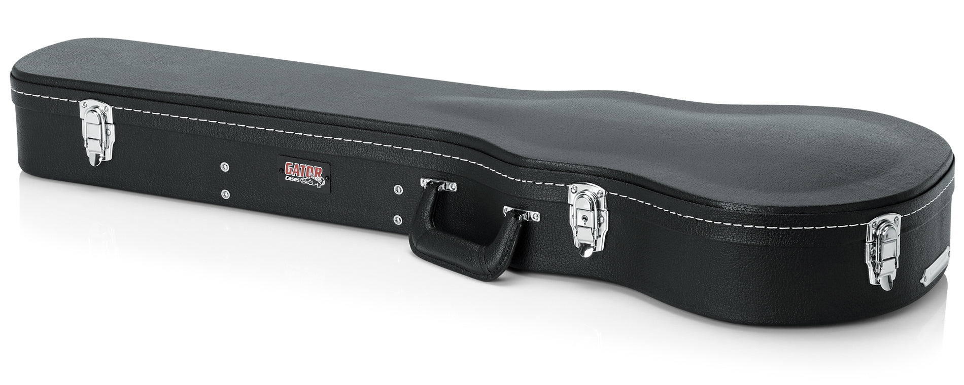Gator GW-LPS Deluxe Wood Case for Single-Cutaway Electric Guitars w/ Strap