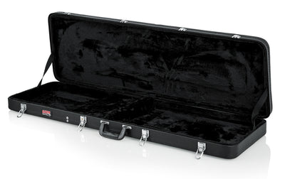 Gator GWE-BASS Wood Case for Bass Guitars w/ Instrument Cable