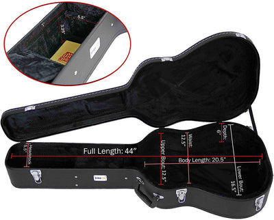 Gearlux Dreadnought Acoustic Guitar Hard Case