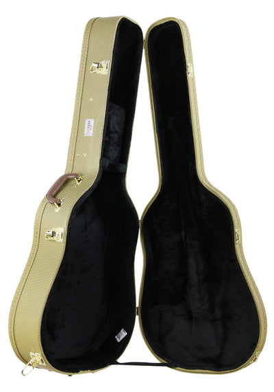 Gearlux Dreadnought Acoustic Guitar Hard Case - Tweed