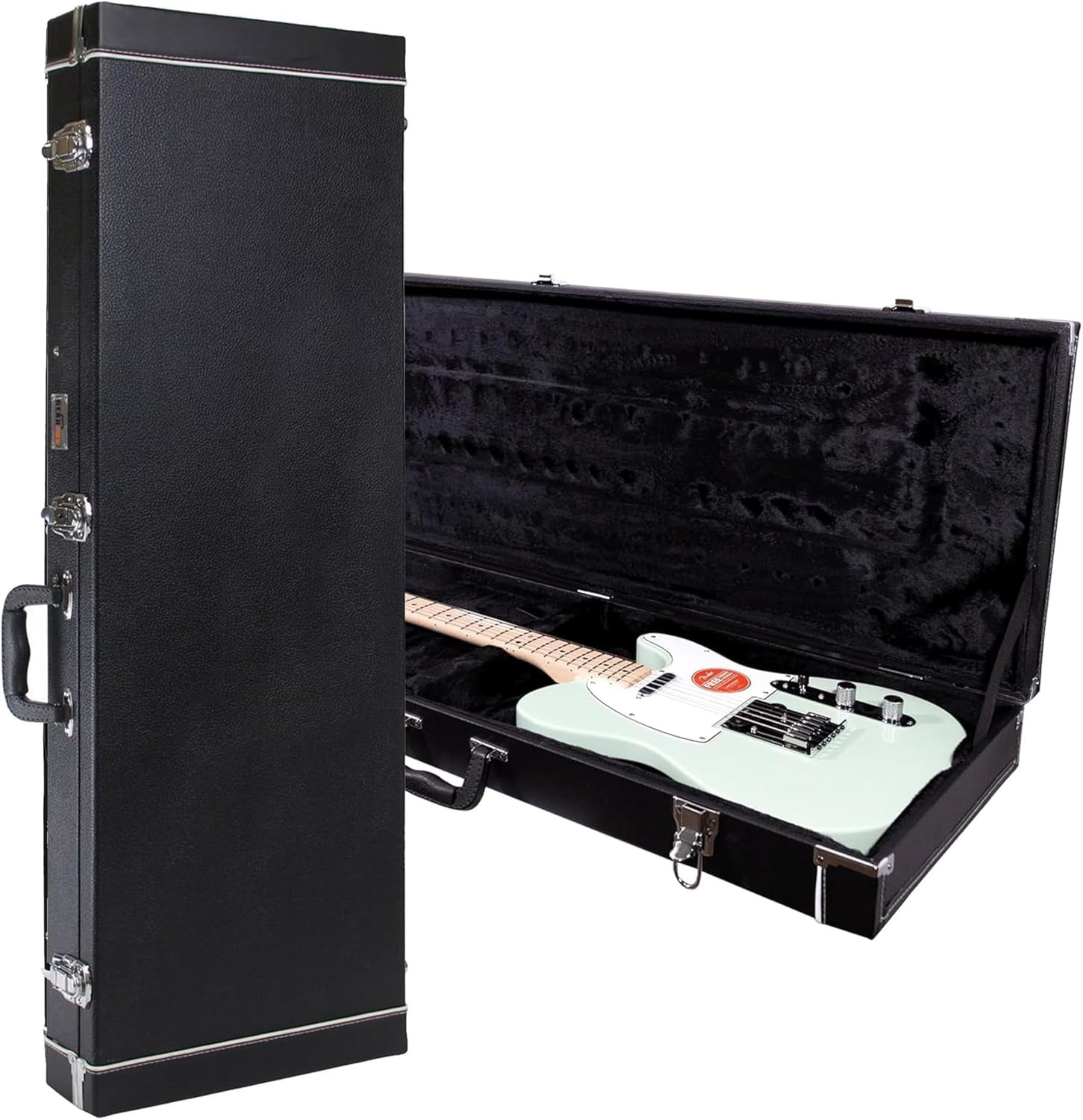 Gearlux Rectangular Bass Guitar Hard Case - Black