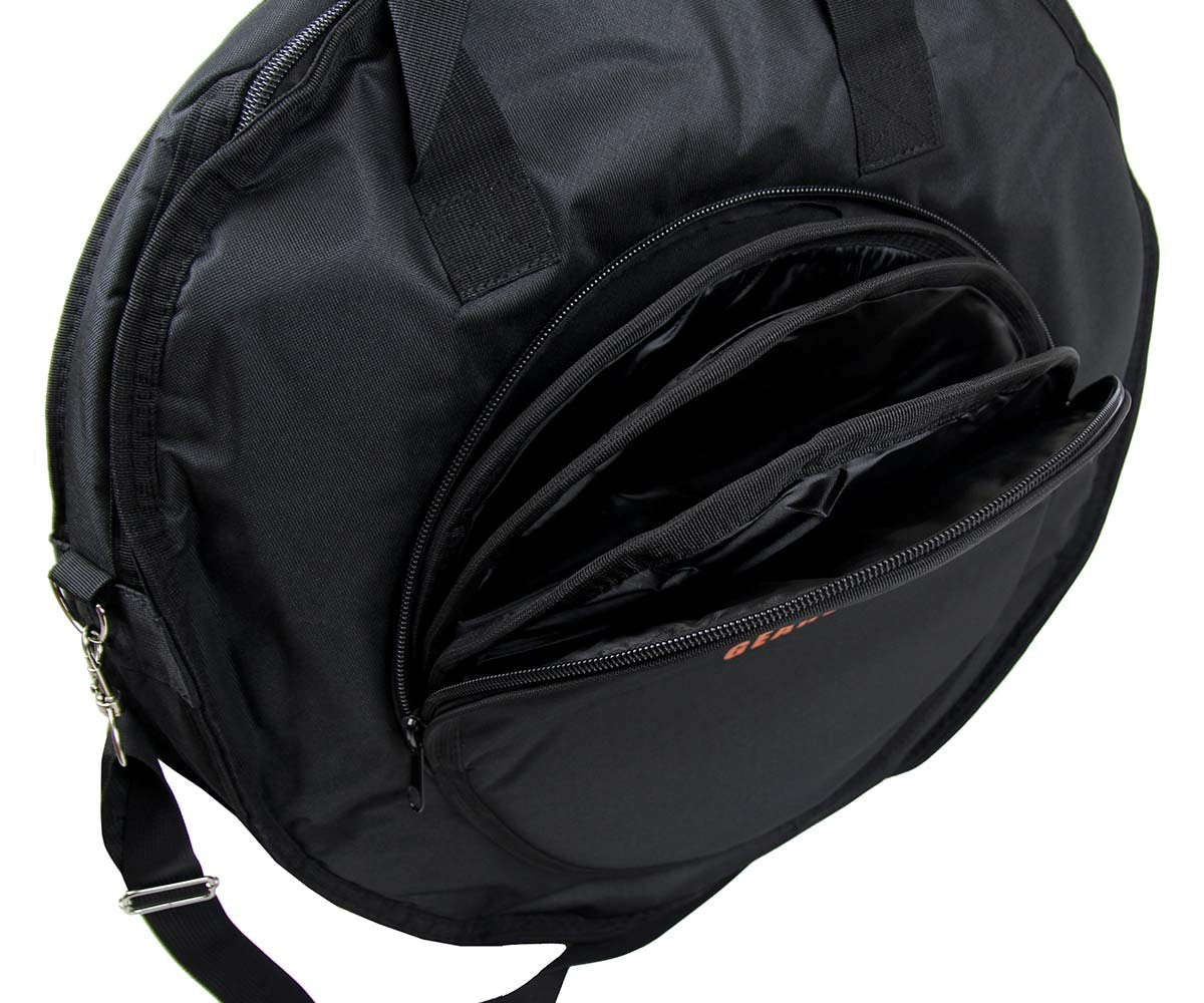 Gearlux Dual Cymbal Bag with 22-Inch and 14-Inch Compartments