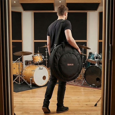Gearlux Dual Cymbal Bag with 22-Inch and 14-Inch Compartments