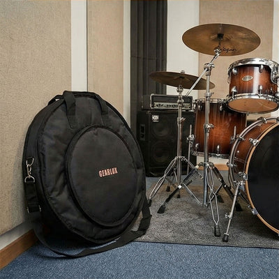 Gearlux Dual Cymbal Bag with 22-Inch and 14-Inch Compartments