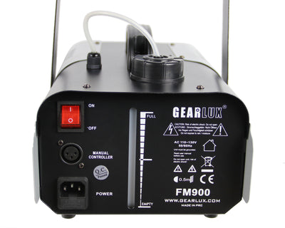Gearlux 900-Watt Compact Fog Machine with Wire and Wireless Controls