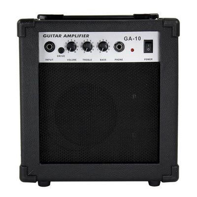 Gearlux GA10 10-Watt Electric Guitar Amplifier - Black