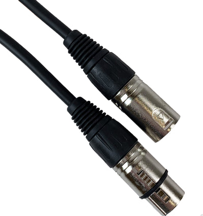 Gearlux 25-Foot 3-Pin Male-to-Female DMX Cable