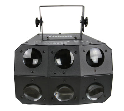 Gearlux 24PCS 3-Watt RGBW LED Derby Matrix Beam Light with 4 Digit LED Display
