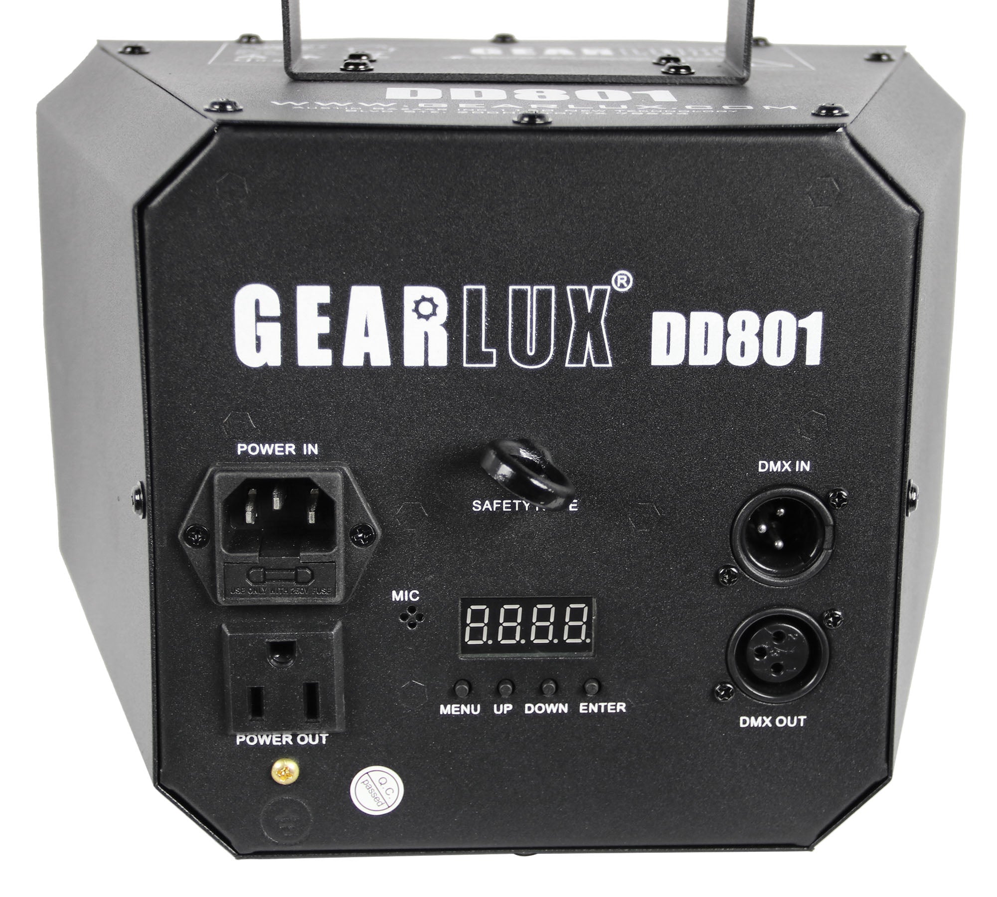 Gearlux 24PCS 3-Watt RGBW LED Derby Matrix Beam Light with 4 Digit LED Display
