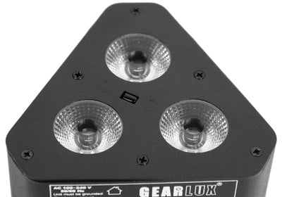 Gearlux Truss 4-Watt RGBW LED Quad 8 Channel Stage Light with Remote Control