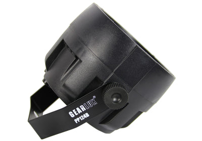 Gearlux 12PCS 1-Watt RGBW LED Par Stage Light with Battery