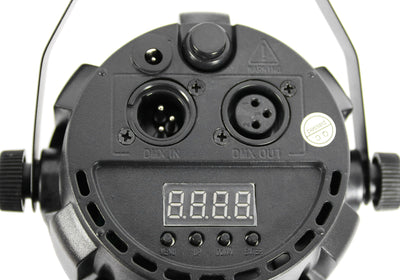 Gearlux 12PCS 1-Watt RGBW LED Par Stage Light with Battery