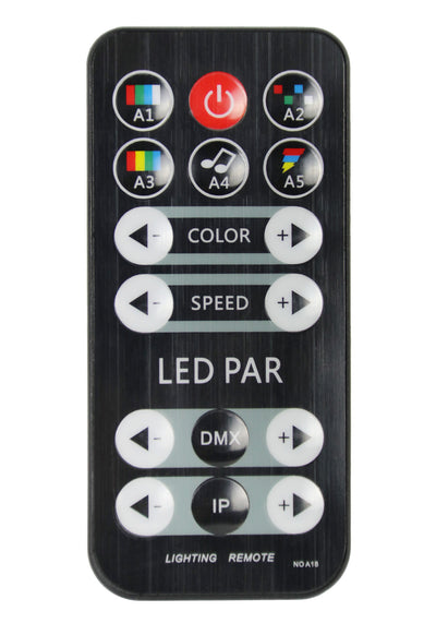 Gearlux 12PCS 1-Watt RGBW LED Par Stage Light with Battery