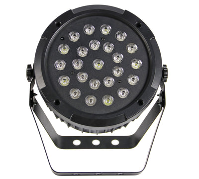Gearlux 24PCS 30-Watt RGB Battery LED Par Stage Light with Built- in 2.4G Wireless DMX Signal Receiver