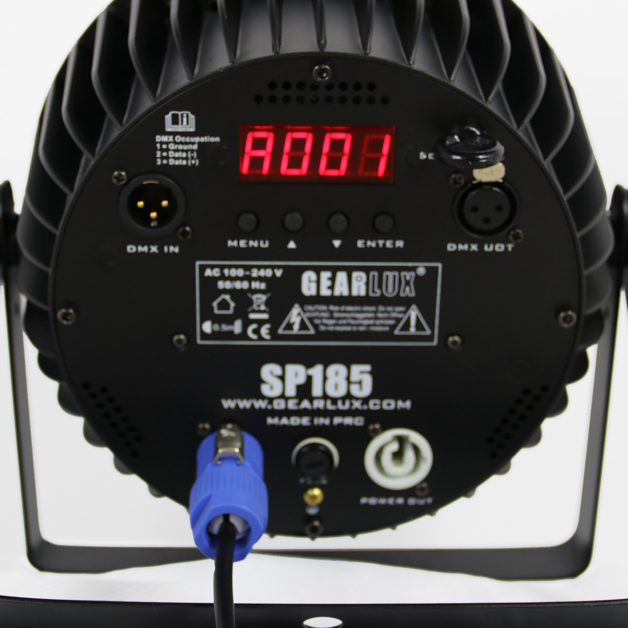Gearlux SP185 18-LED 12-Watt RGBW+UV Five-in-One LED PAR Stage Light