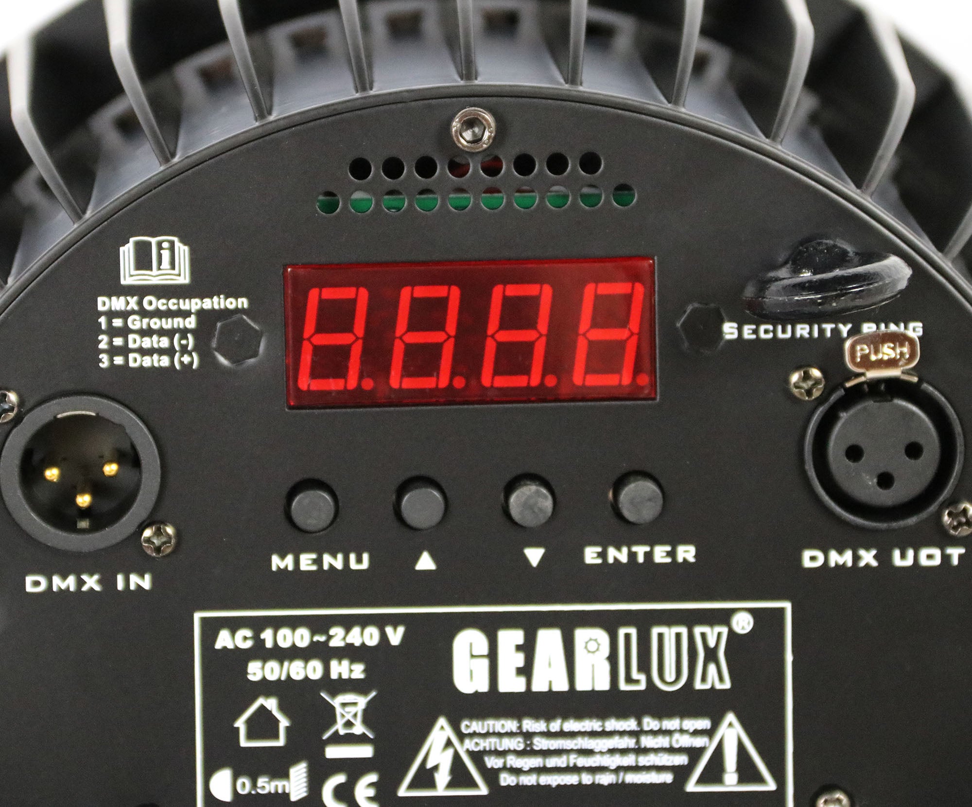 Gearlux SP186 18-LED 14-Watt RGBWA+UV Six-in-One LED PAR Stage Light
