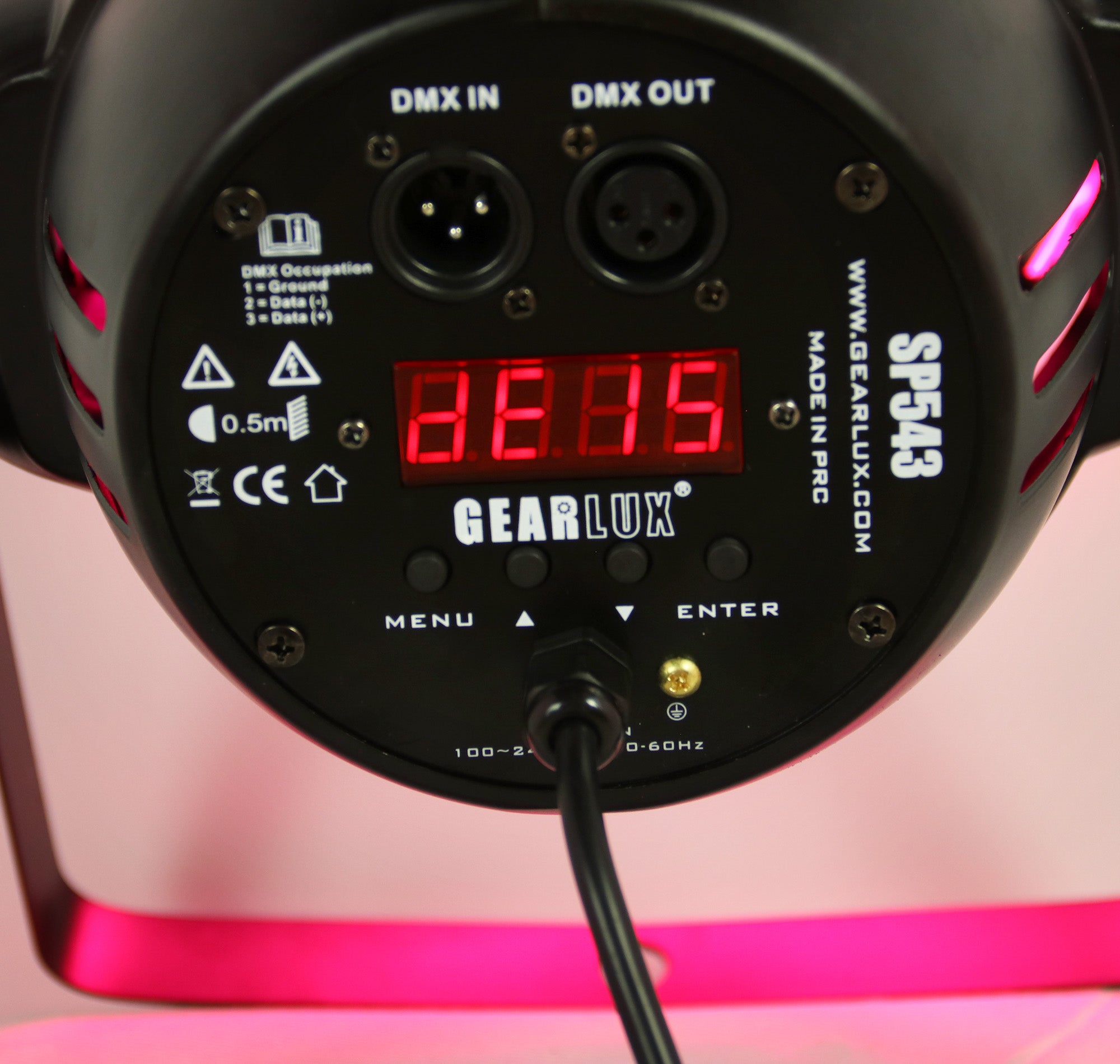 Gearlux SP543 54-LED 1-Watt RGB Three-in-One LED Stage Light