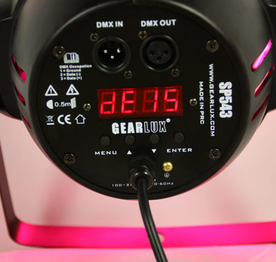 Gearlux SP543 54-LED 1-Watt RGB Three-in-One LED Stage Light