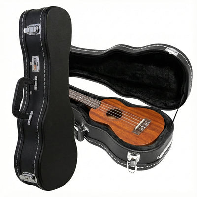 Gearlux UC100-S Soprano Ukulele Wooden Case