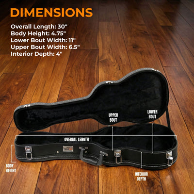 Gearlux UC100-T Tenor Ukulele Wooden Case