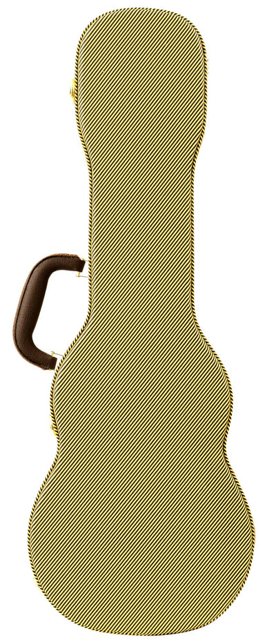 Gearlux UC107-C Concert Ukulele Wooden Tweed Case