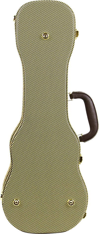 Gearlux UC107-S Soprano Ukulele Wooden Tweed Case