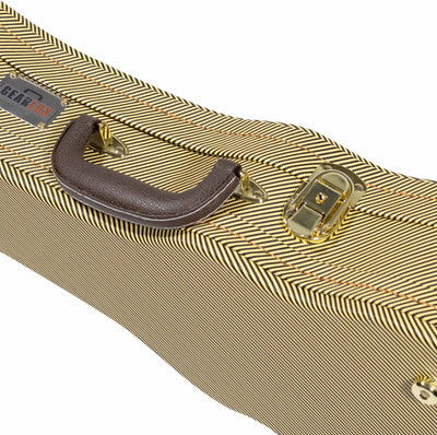 Gearlux UC107-S Soprano Ukulele Wooden Tweed Case