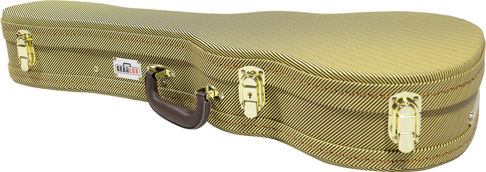 Gearlux UC107-T Tenor Ukulele Wooden Tweed Case