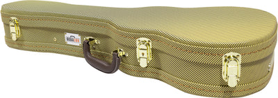 Gearlux UC107-T Tenor Ukulele Wooden Tweed Case