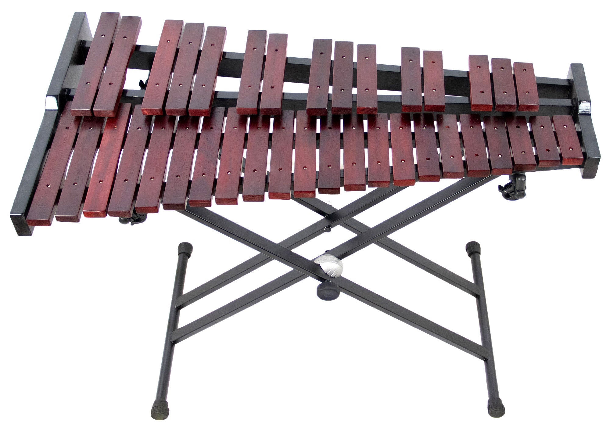 Gearlux 37-Key Wooden Xylophone with Mallets, Stand, and Gig Bag