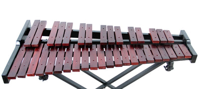Gearlux 37-Key Wooden Xylophone with Mallets, Stand, and Gig Bag