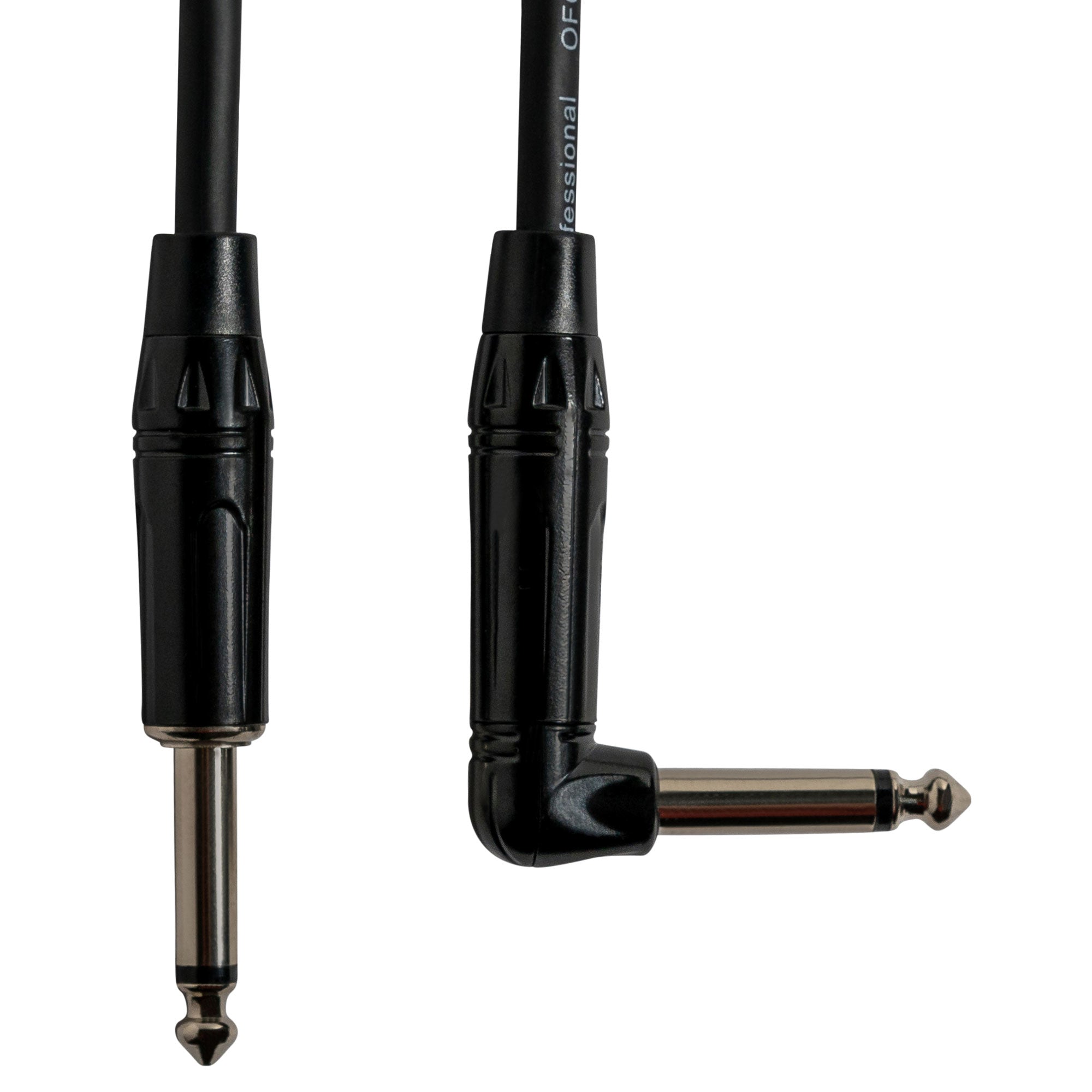 Gearlux 10-Foot Instrument Cable, 1/4 Inch, Right-Straight, Black - 2 Pack