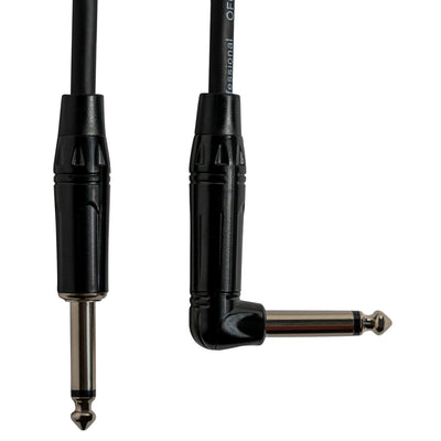 Gearlux 10-Foot Instrument Cable, 1/4 Inch, Right-Straight, Black - 2 Pack