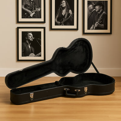 Gretsch G2420T Streamliner Hollow Body Electric Guitar Case - Black w/ Strap