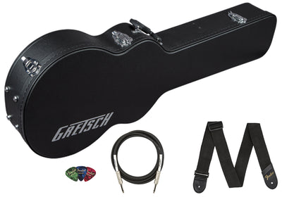 Gretsch G2655T Streamliner Center Block Jr. Electric Guitar Case - Black w/ Strap