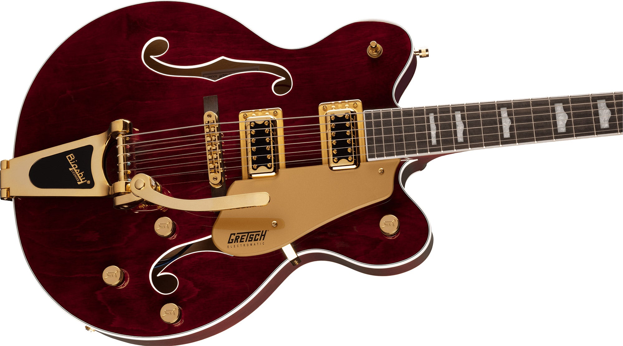 Gretsch G5422TG Electromatic Classic Double-Cut Hollow Body Electric Guitar - Walnut Stain w/ Strap