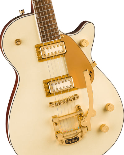 Gretsch Electromatic Pristine LTD Jet Single-Cut Electric Guitar with Bigsby - White Gold
