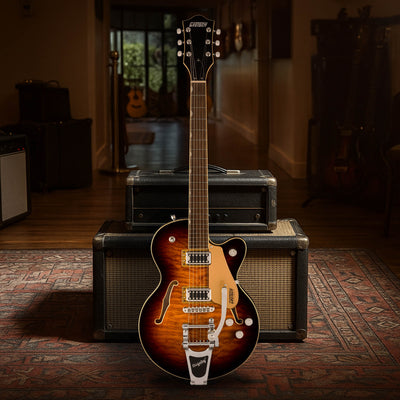 Gretsch G5655T-QM Electromatic Center Block Jr. Single-Cut Semi-Hollow Body Electric Guitar - Sweet Tea