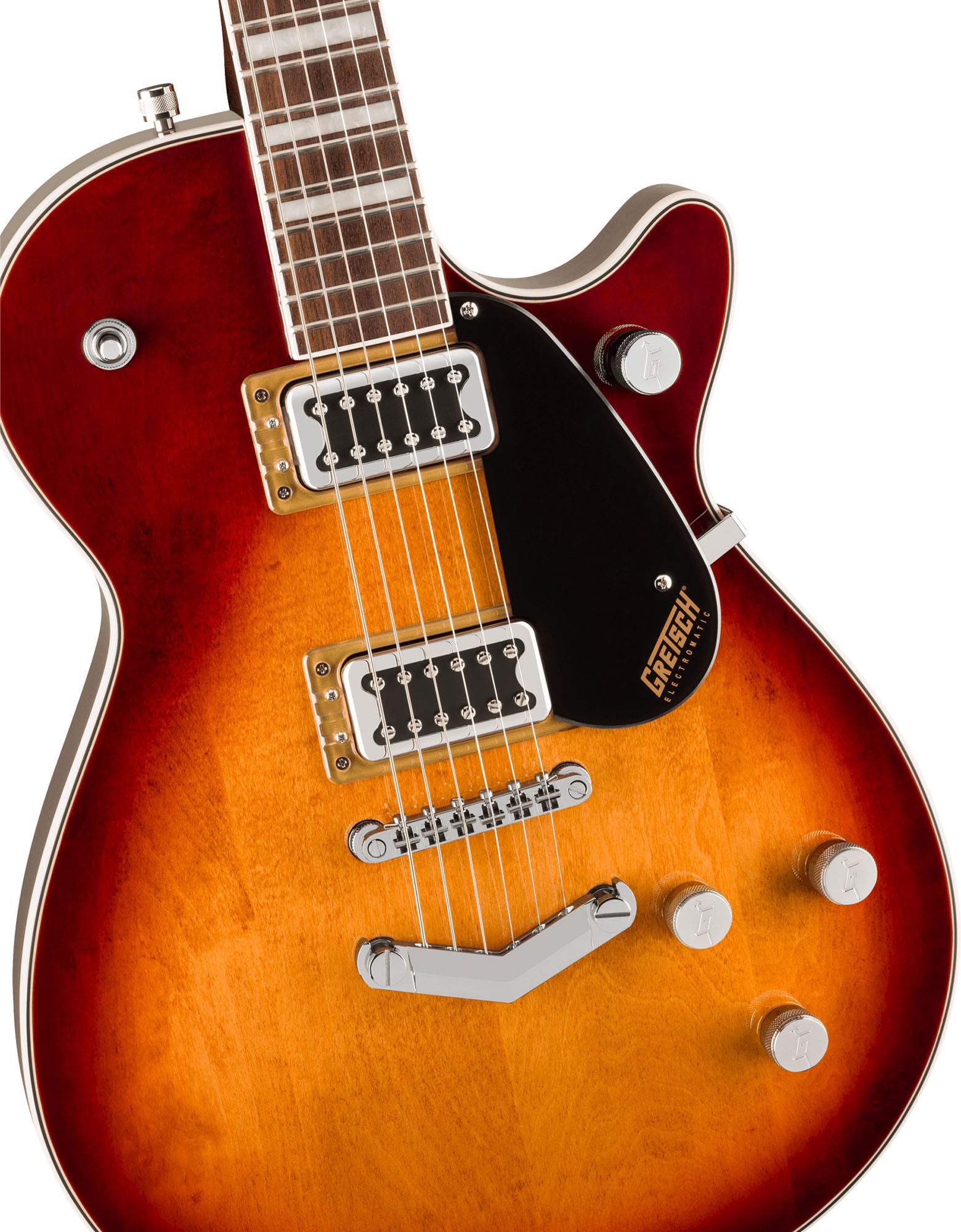 Gretsch G5220 Electromatic Jet BT Single-Cut Electric Guitar with V-Stoptail - Sweet Tea w/ Strap