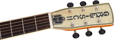 Gretsch G9202 Honey Dipper Special Round-Neck Brass Body Resonator Guitar - Bell Bronze