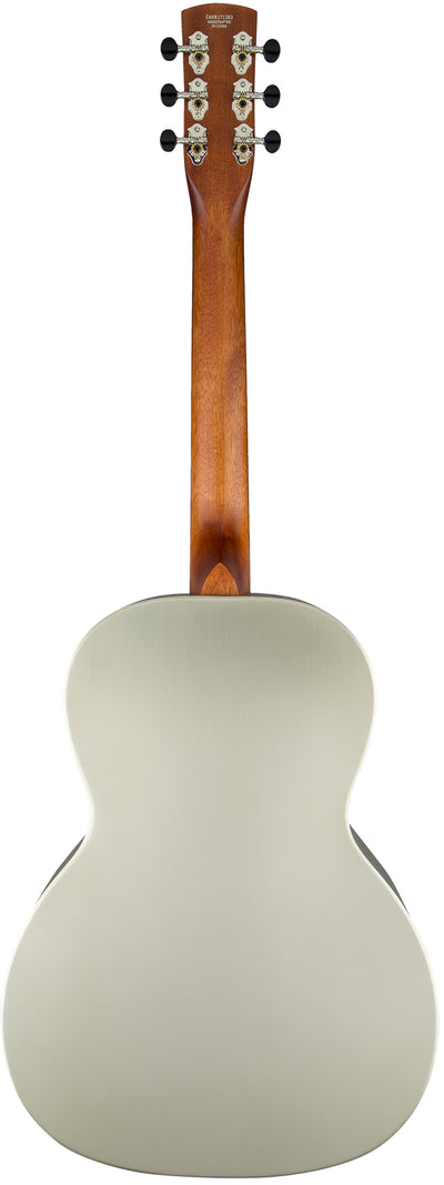 Gretsch G9201 Honey Dipper Round-Neck Brass Body Resonator Guitar - Weathered Pump House Roof