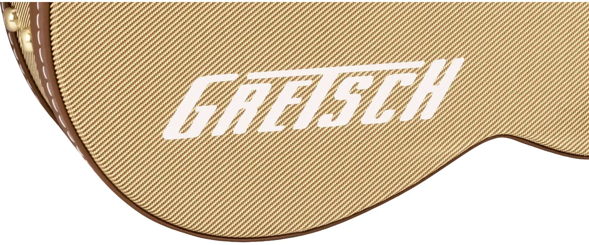 Gretsch Tweed Hardshell Case for Baritone Bass Guitar w/ Instrument Cable
