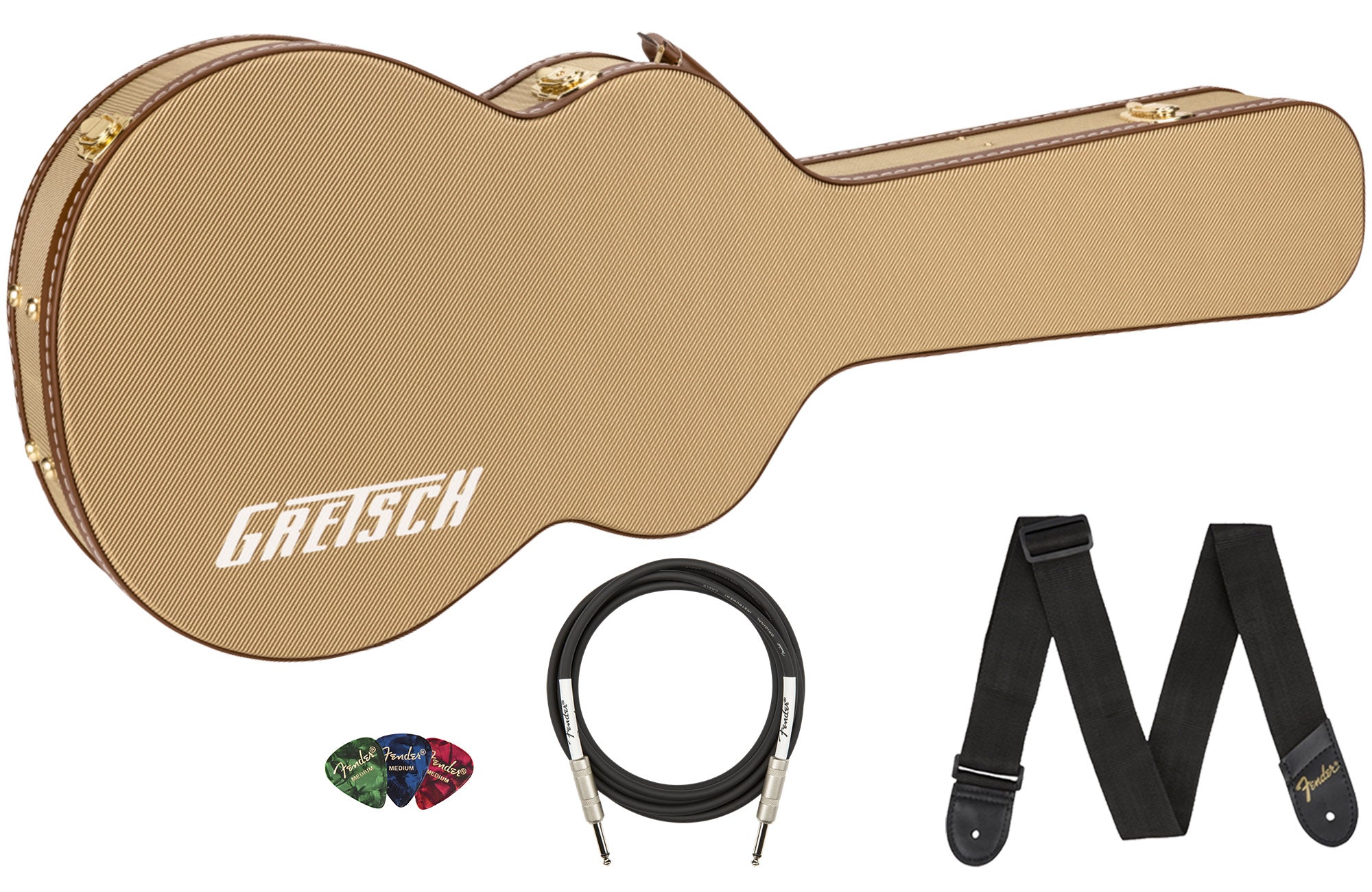 Gretsch G2420T Streamliner Hollow Body Electric Guitar Case - Tweed w/ Strap