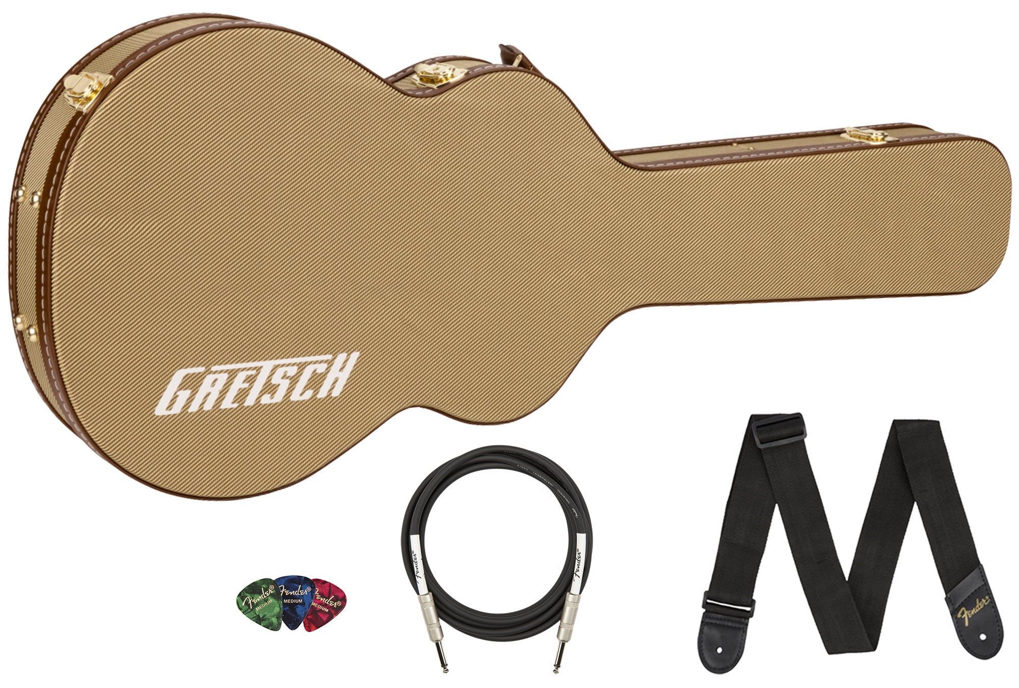 Gretsch G2622T Streamliner Center Block Electric Guitar Case - Tweed w/ Strap