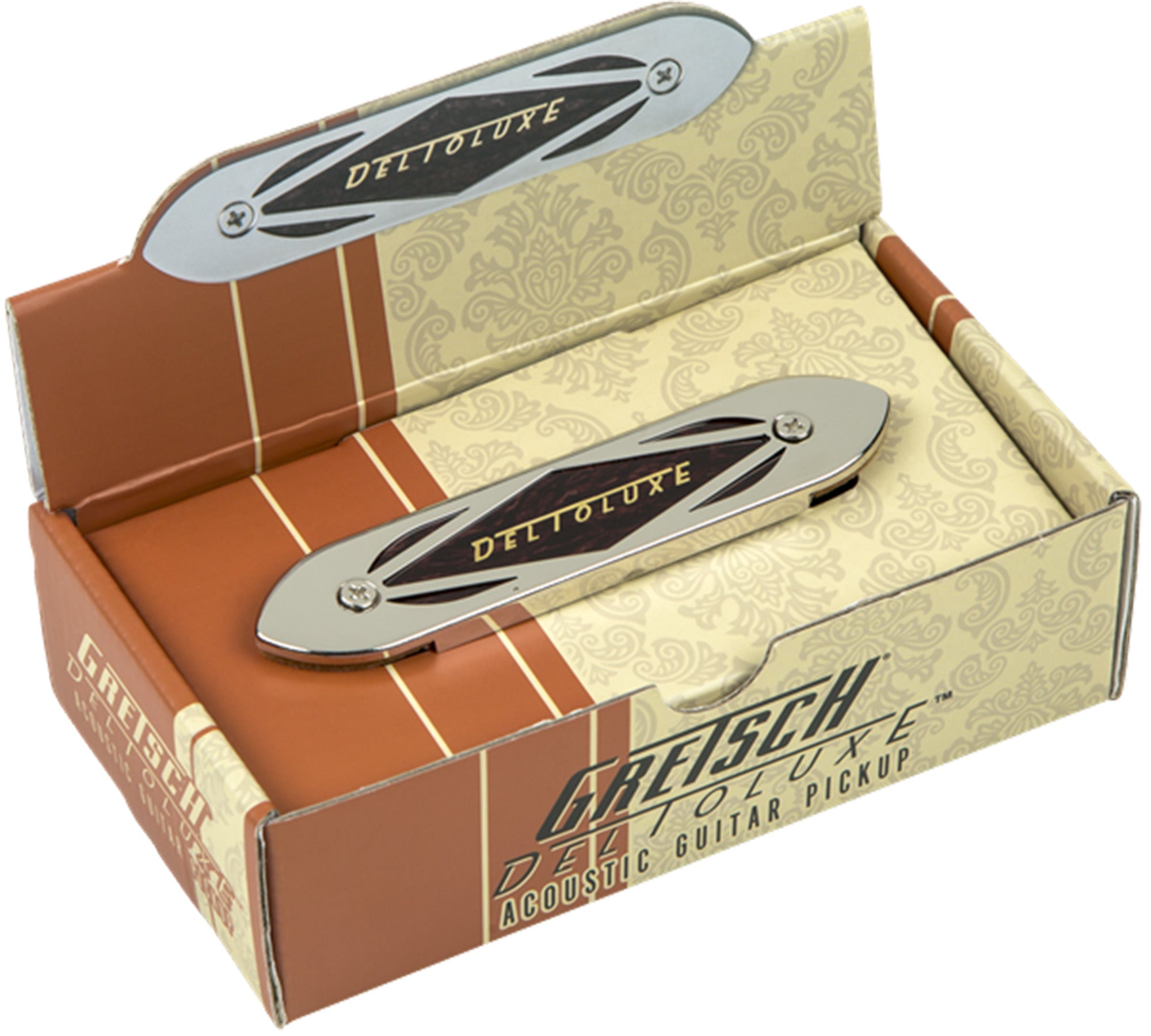 Gretsch Deltoluxe Acoustic Soundhole Pickup - Chrome